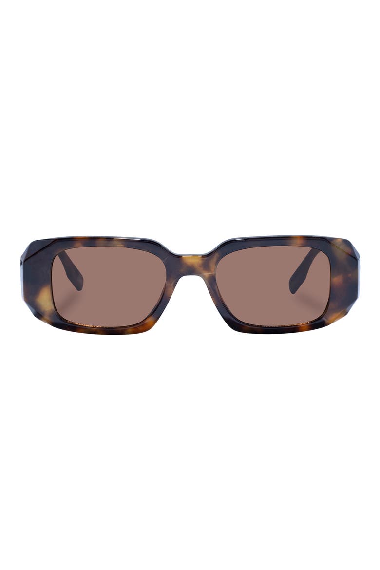 Ascendant 49mm Rectangular Sunglasses, Main, color, DARK TORTOISE