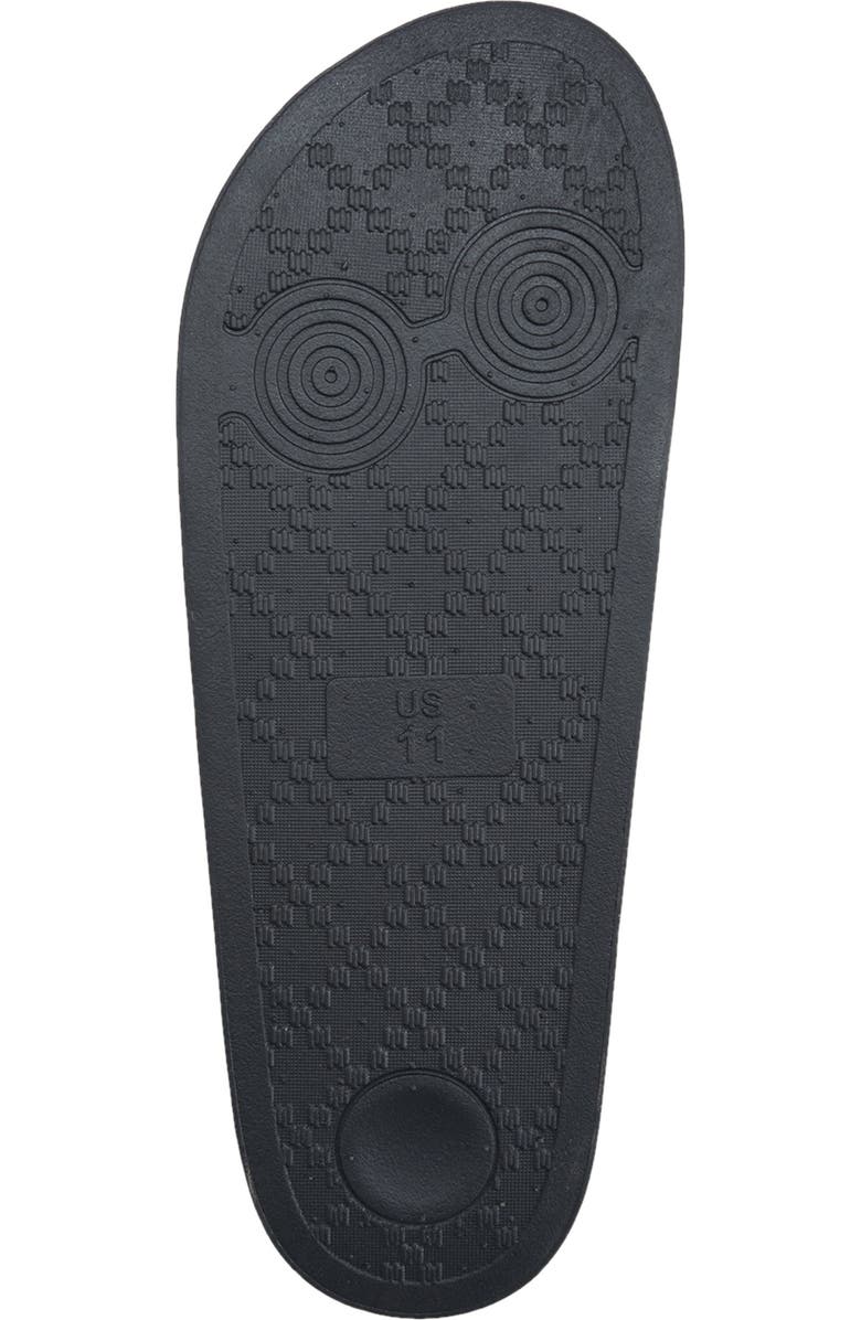 True Religion Drake Script Logo Pool Slide, Alternate, color, Black