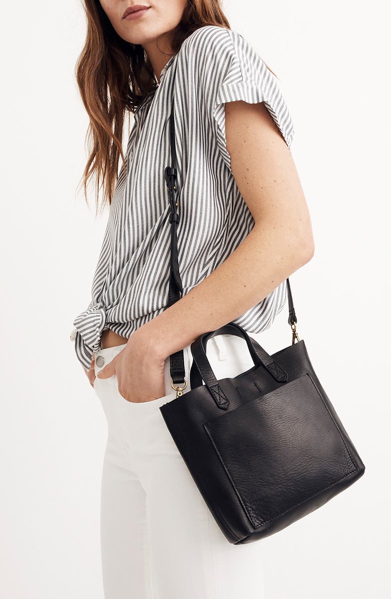 Madewell Small Transport Leather Crossbody, Alternate, color,