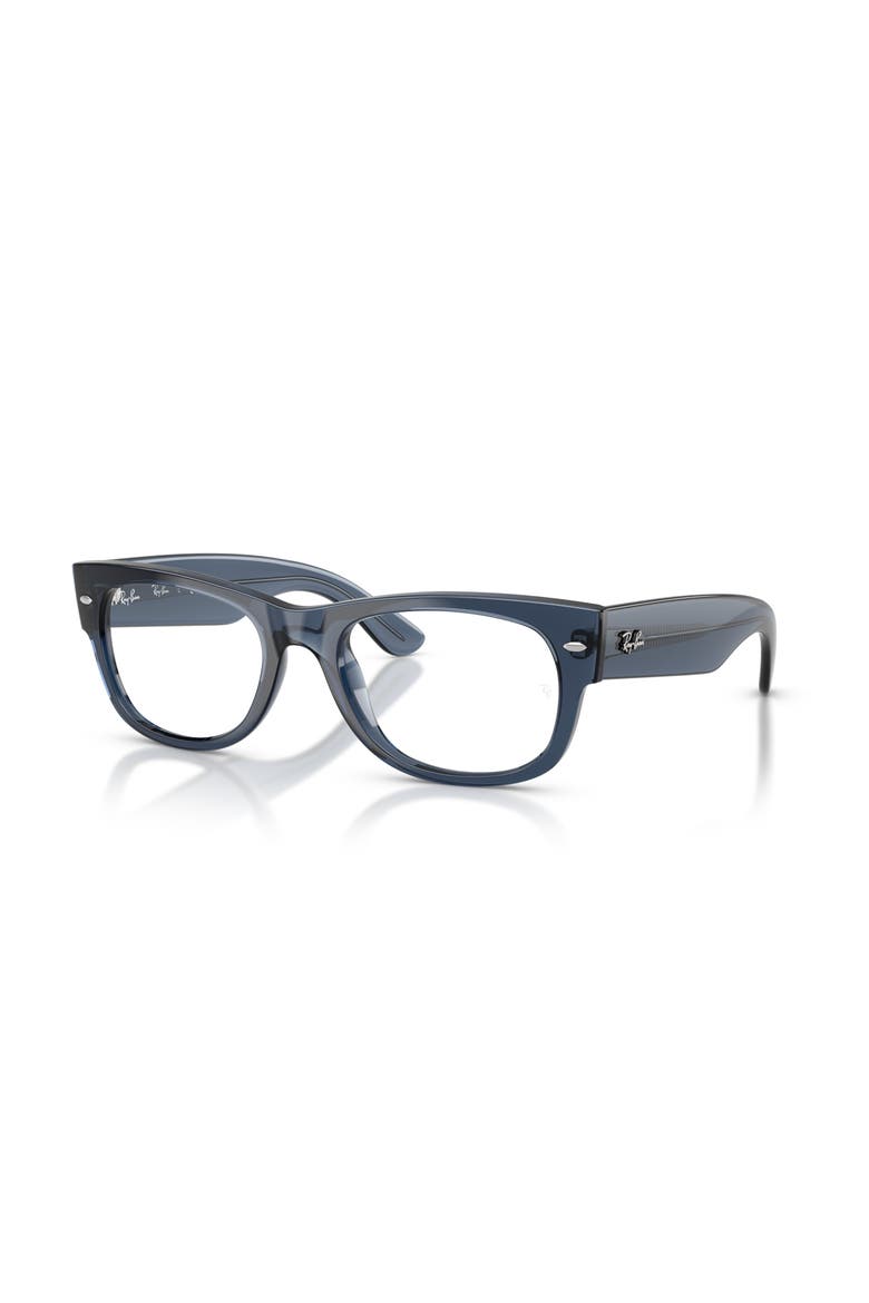 52mm Square optical glasses, Main, color, Blue