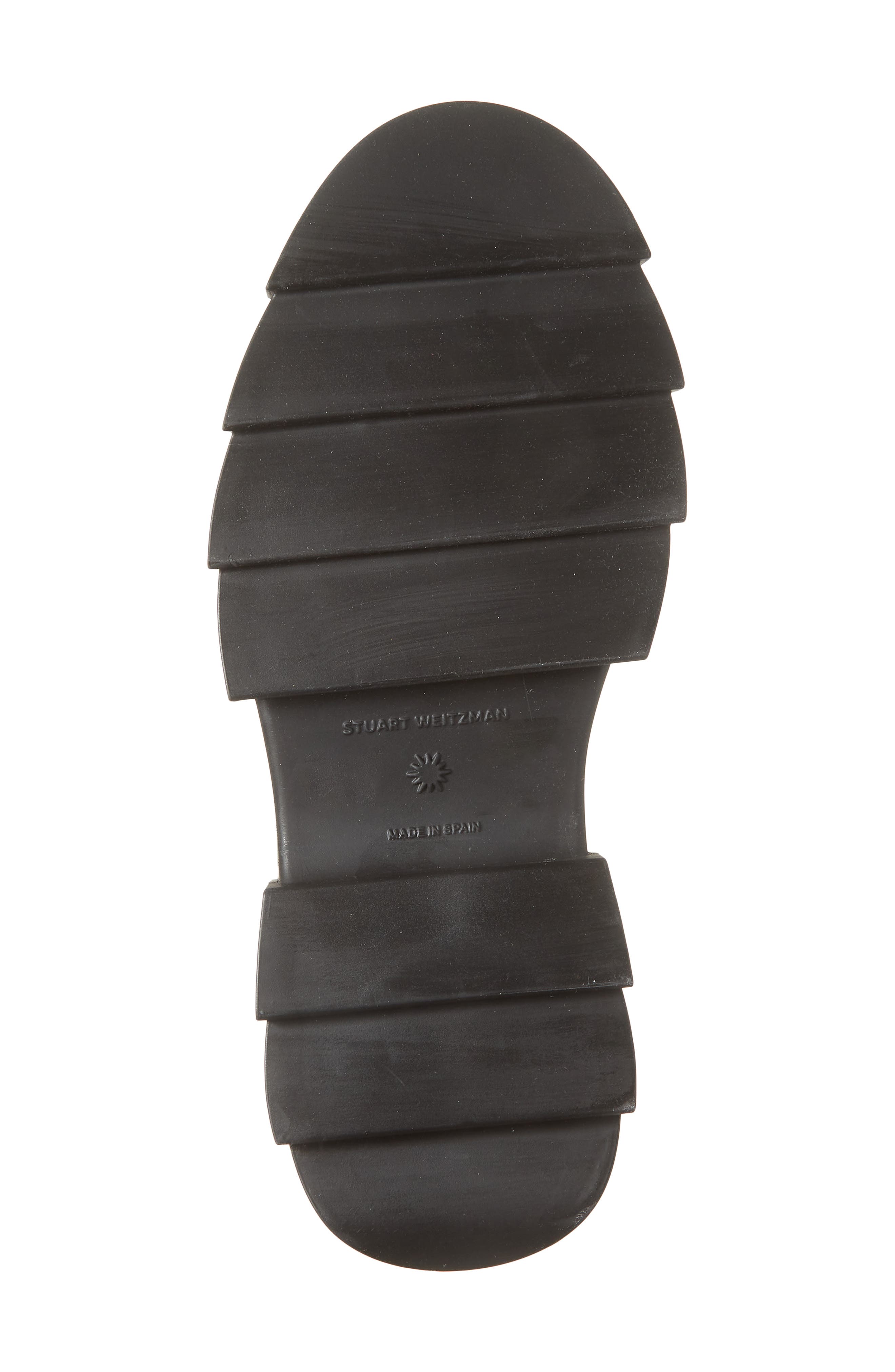 Stuart Weitzman Noho Lug Sole Chelsea Bootie, Alternate, color, Museline