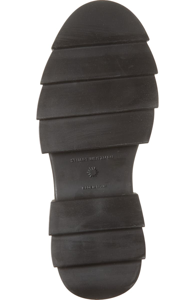 Stuart Weitzman Noho Lug Sole Chelsea Bootie, Alternate, color, Museline