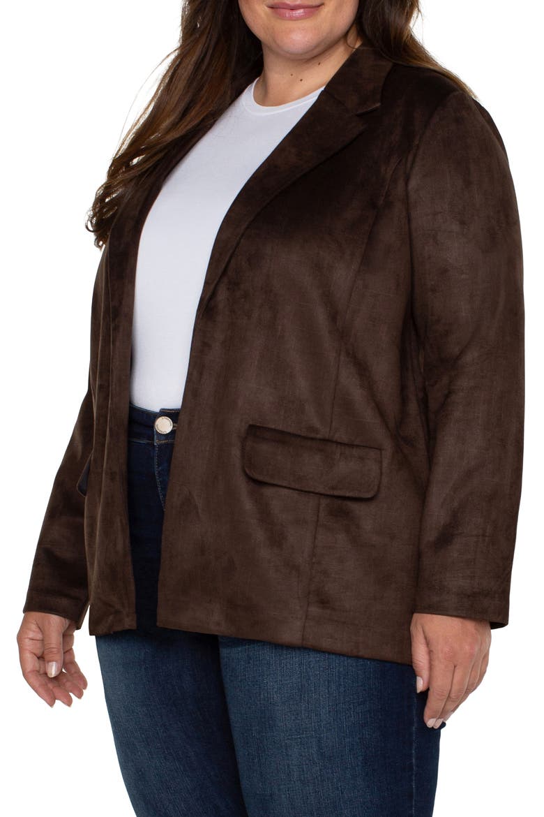 Boyfriend Blazer, Alternate, color, BROWN