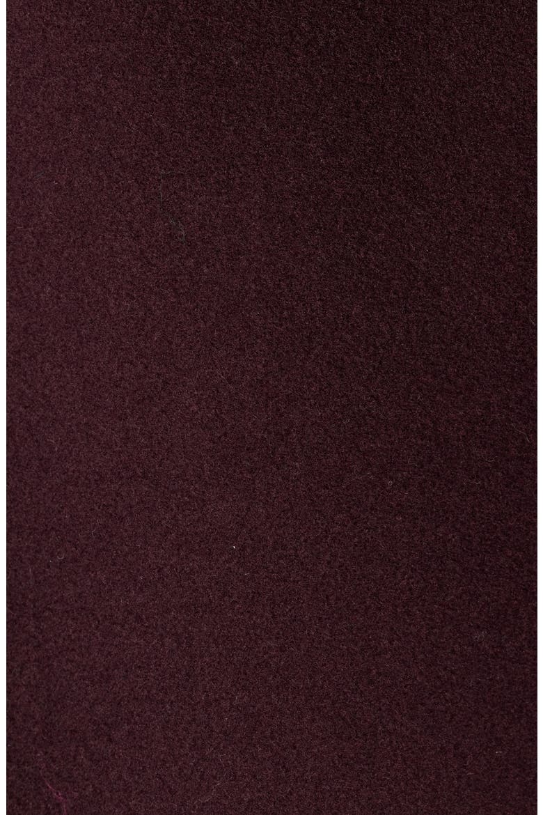 Corduroy Trim Jacket, Alternate, color, BURGUNDY