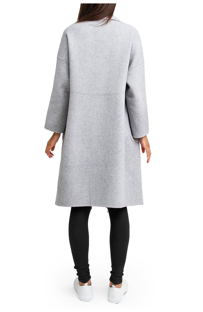 BELLE AND BLOOM Publisher Double-Breasted Wool Blend Coat, Alternate, color, 