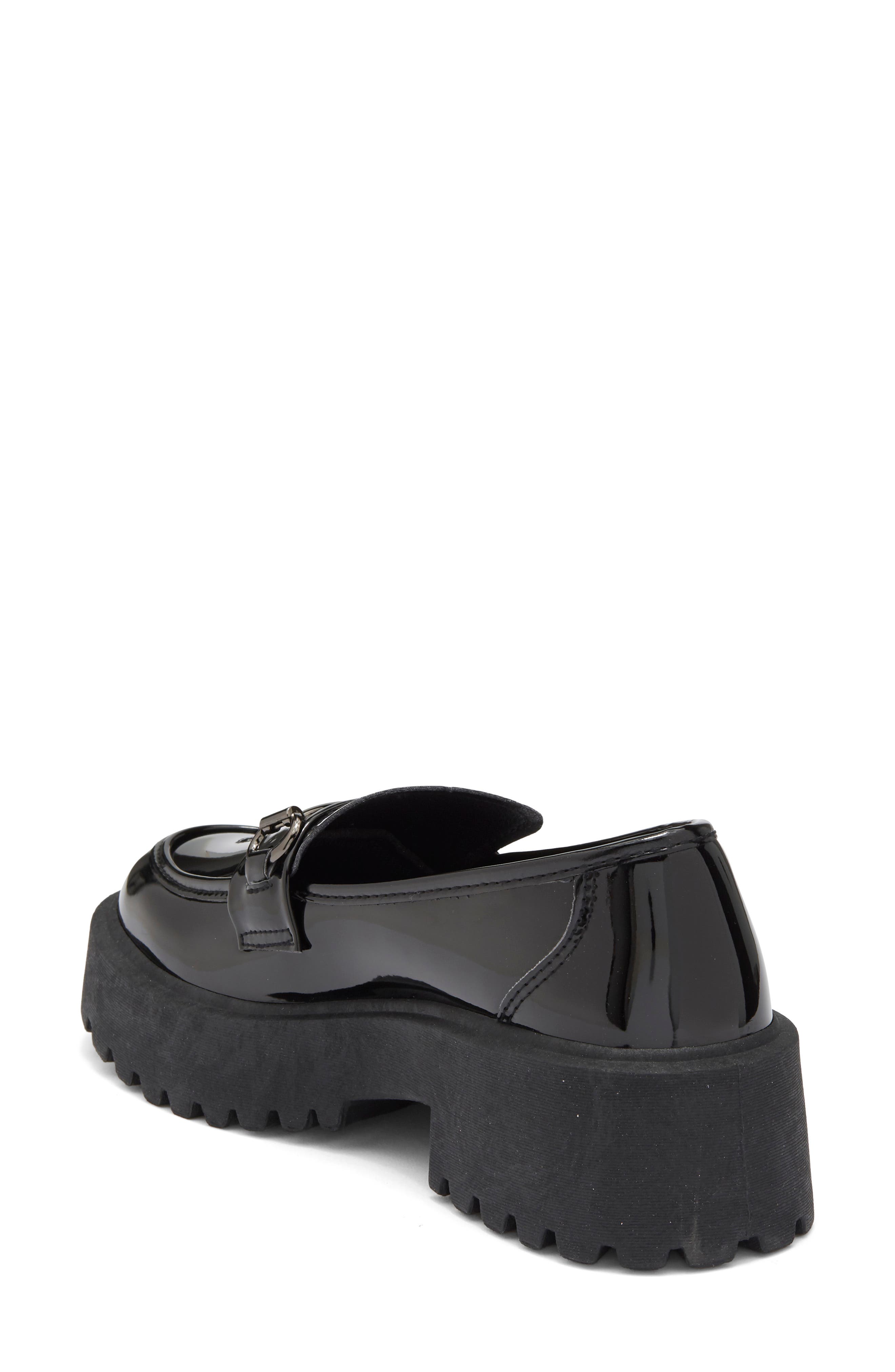 Tippy Bit Platform Loafer, Alternate, color, BLACK PATENT