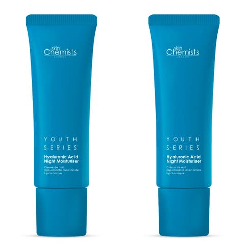 Youth Series 1% Hyaluronic Acid Night Moisturiser 50ml x 2 Duo Pack