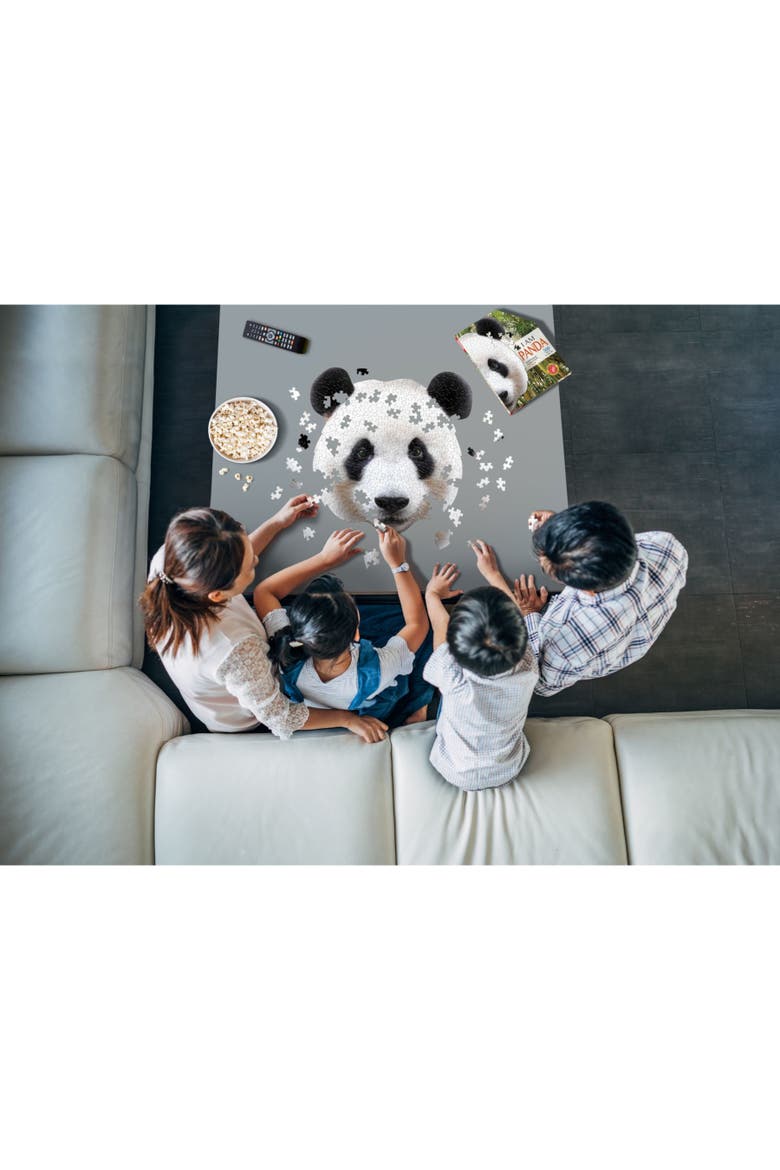 I Am Panda 300 Pieces Animal Shaped Jigsaw Puzzle, Alternate, color, Multicolored