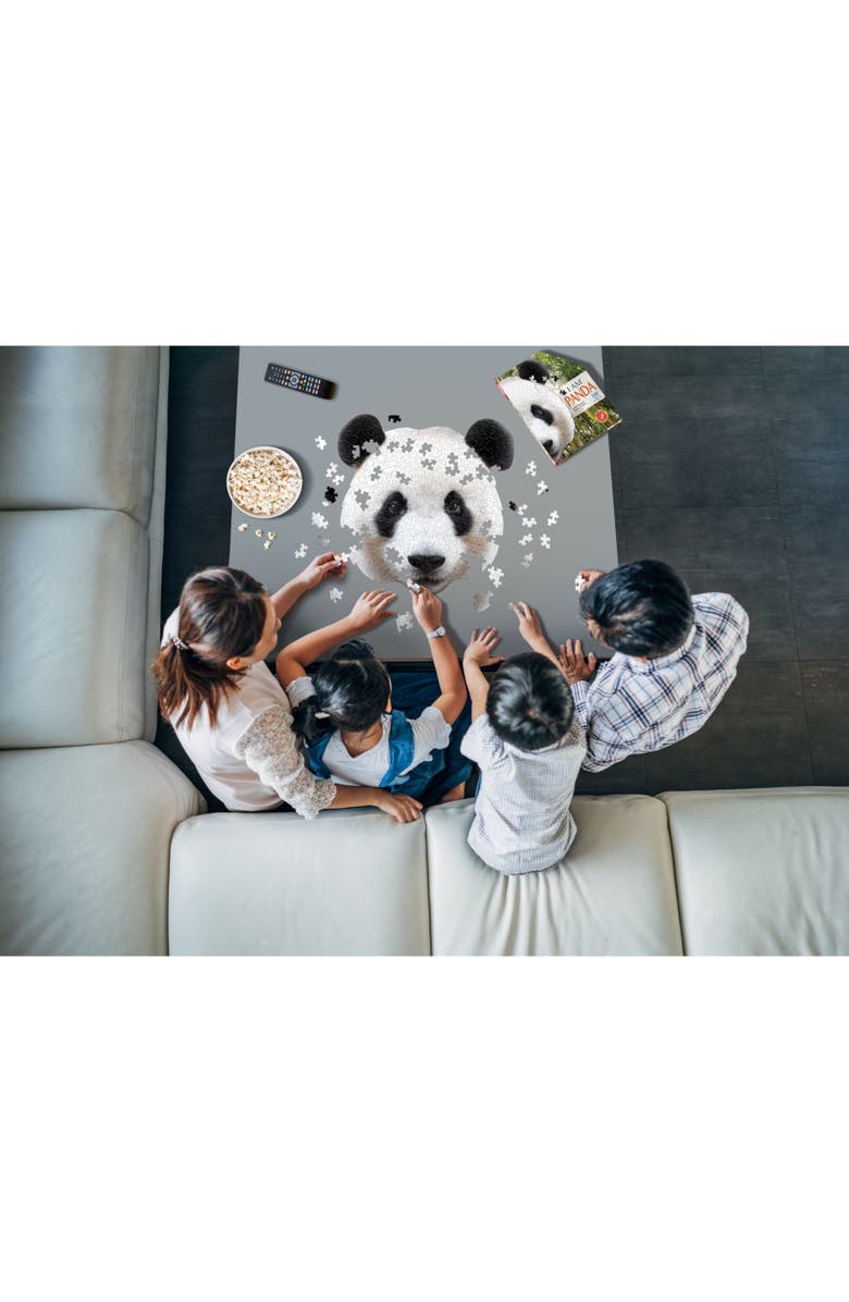 Madd Capp I Am Panda 300 Pieces Animal Shaped Jigsaw Puzzle, Alternate, color, Multicolored