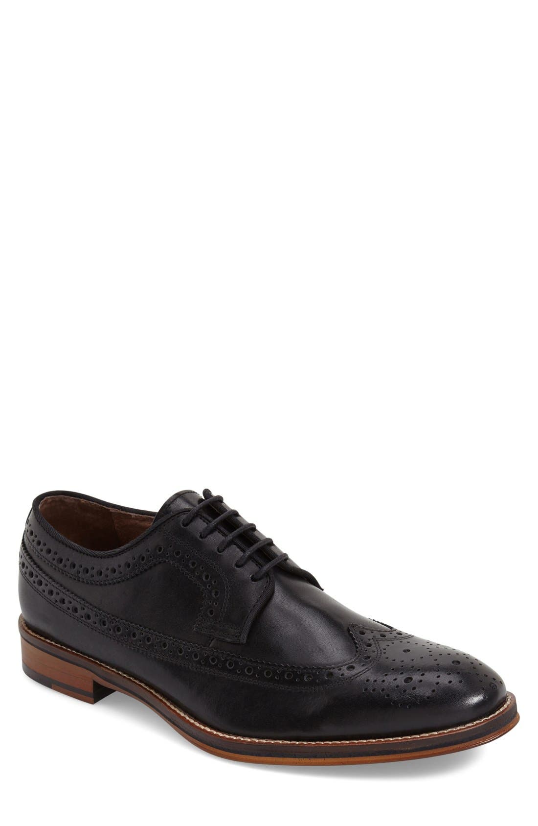 Conard Wingtip, Main, color, BLACK CALFSKIN