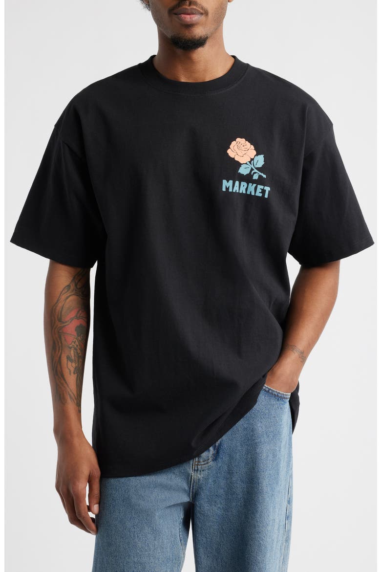 Well Wishes Graphic T-Shirt (Nordstrom Exclusive), Main, color, BLACK