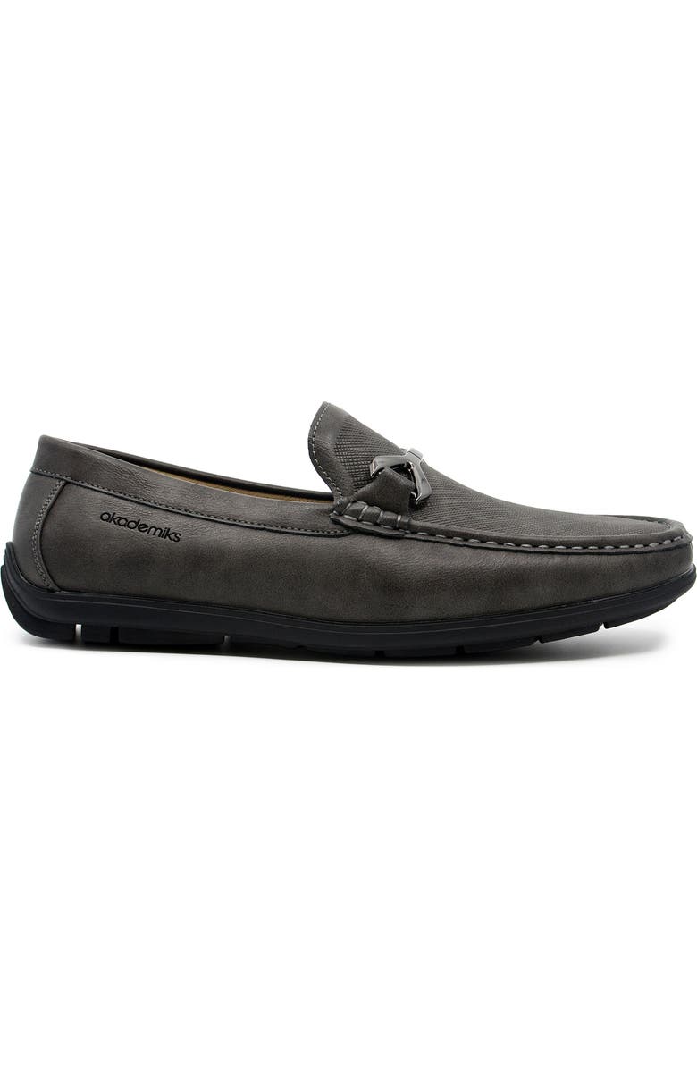 AKADEMIKS Ogden Bit Driving Loafer, Alternate, color, Grey