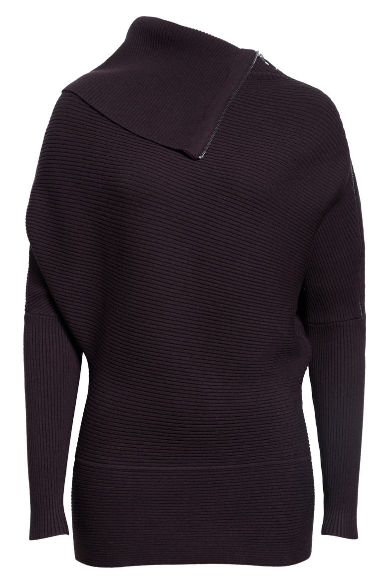 Leena Ribbed Dolman Sleeve Sweater, Alternate, color, BERRY PURPLE
