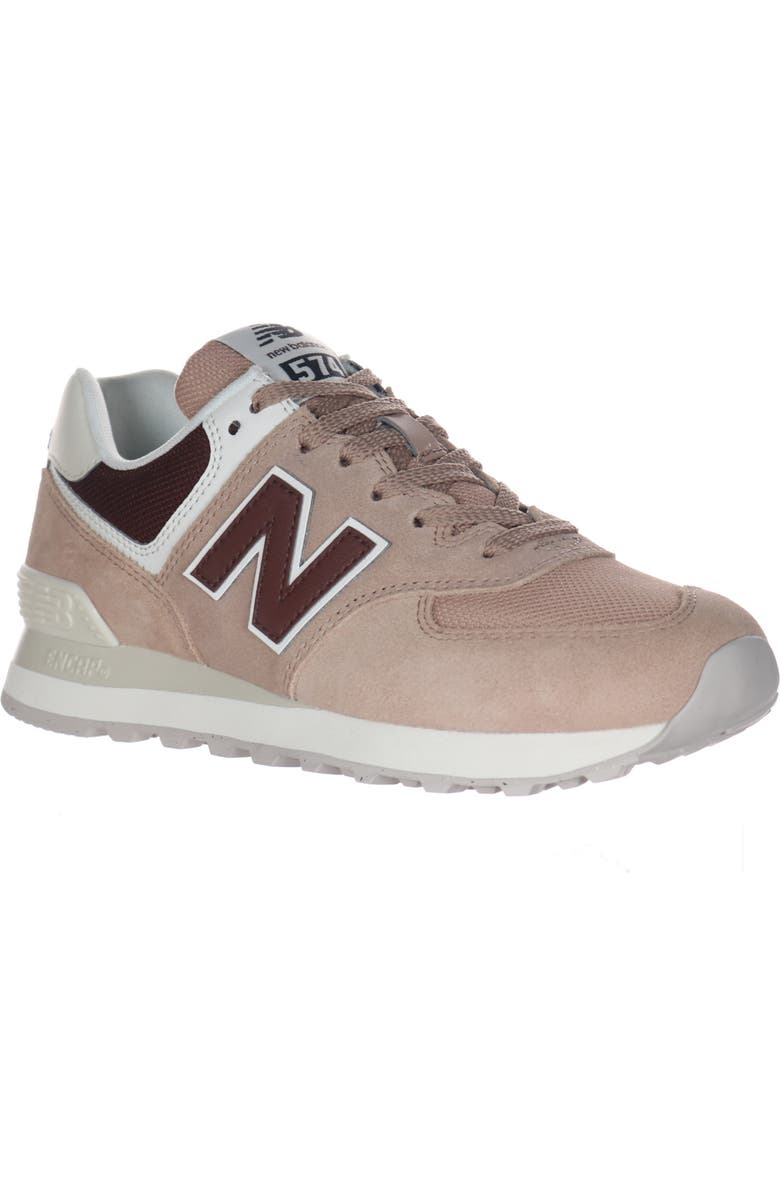New Balance 574 Sneaker, Main, color, Flat Taupe/ Rich Oak