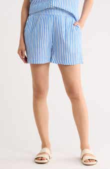 Caslon® Cotton Gauze Shorts