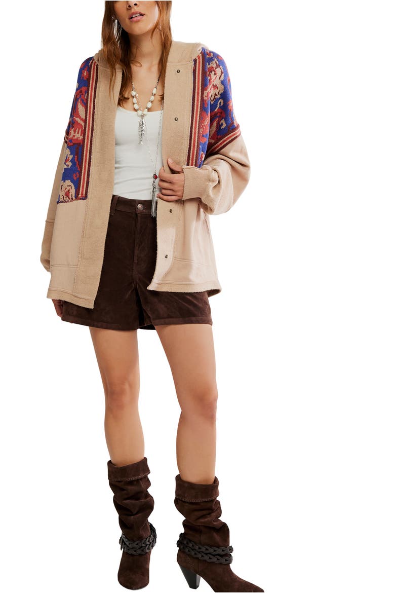Bowery Hooded Sweatshirt, Alternate, color, SUMMER SAND
