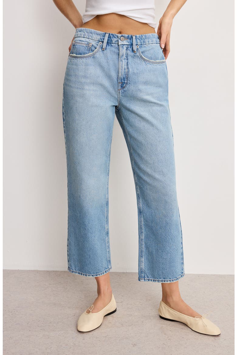 Good '90s Crop Relaxed Jeans, Alternate, color, INDIGO964
