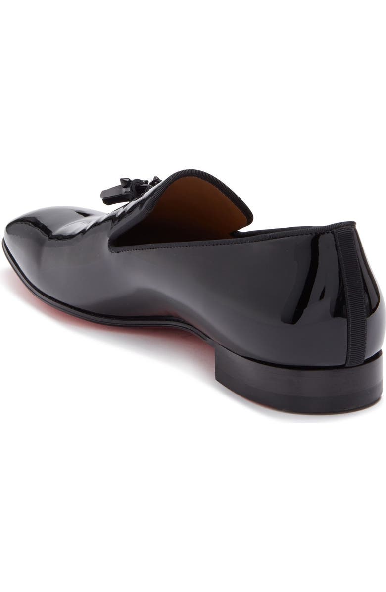 Christian Louboutin Dandelion Tassel Patent Leather Loafer, Alternate, color,