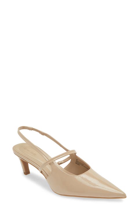 Sophia Pointed Toe Slingback Pump (Women)
