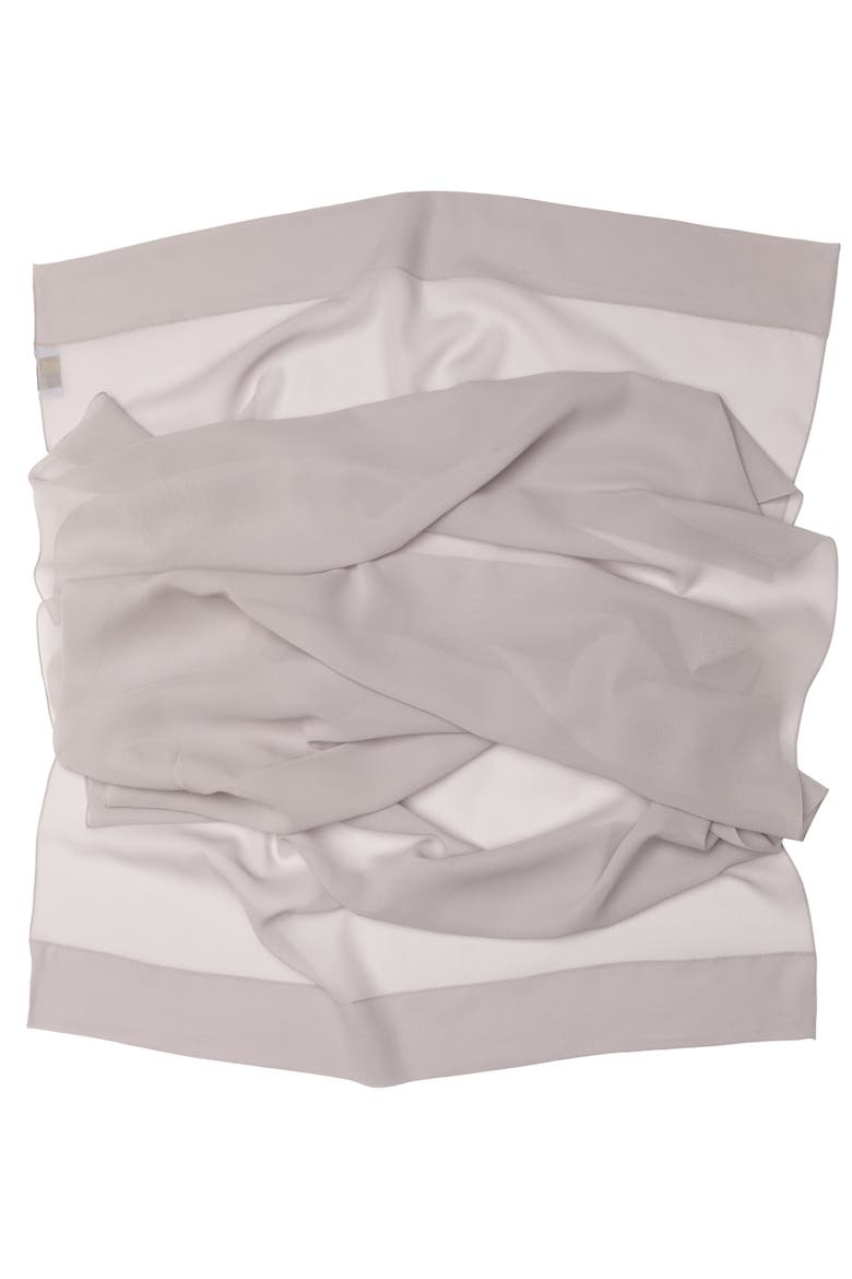 Carmen - Silk Scarf/Shawl for Women, Alternate, color, Silver Mist