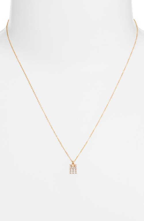Set & Stones Gemma Initial Necklace In Gold
