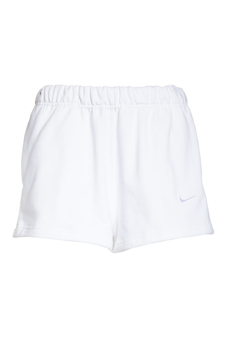 NikeLab Collection Women's Fleece Shorts, Alternate, color, WHITE