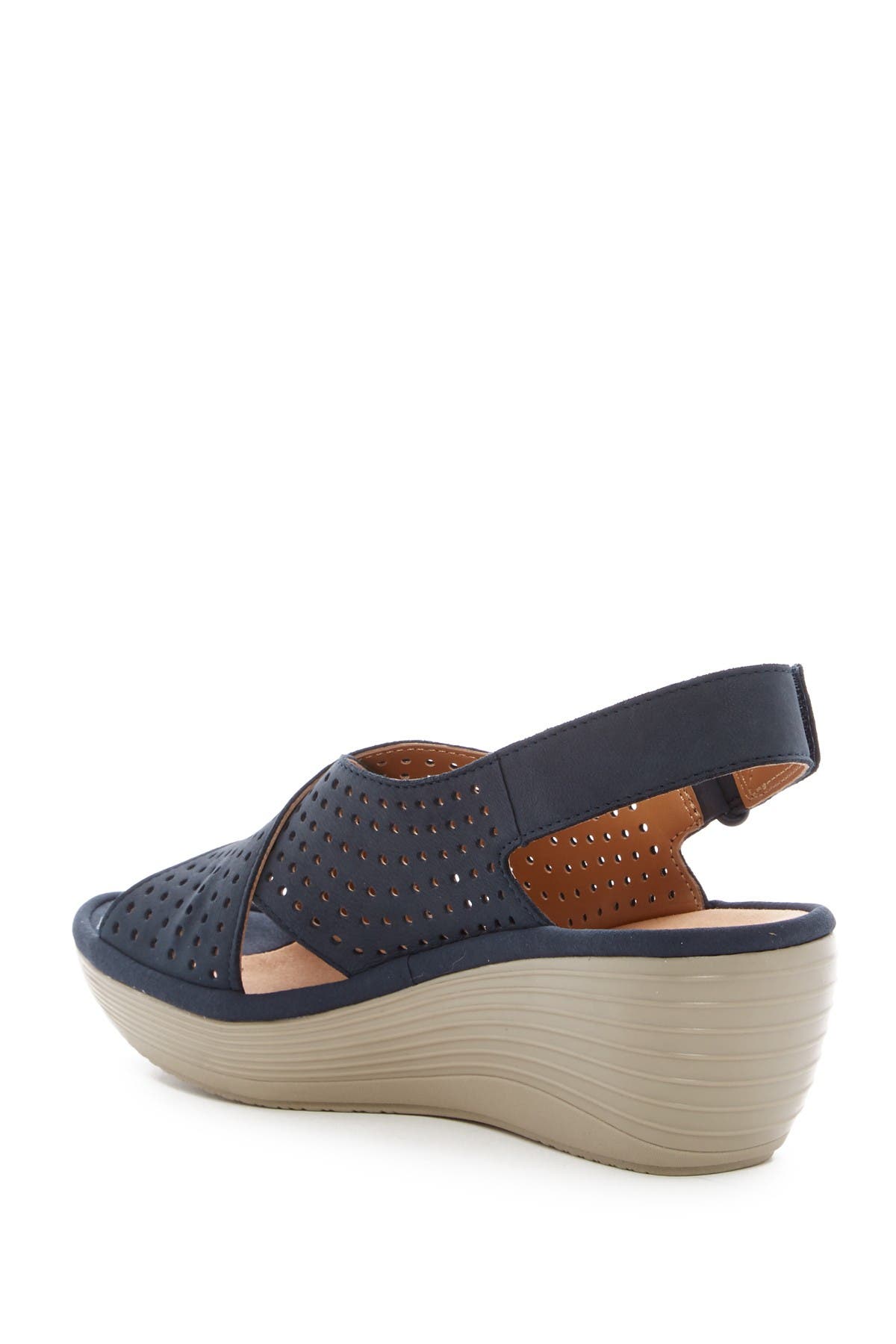 Clarks<sup>®</sup> Reedly Variel Platform Wedge Sandal, Main, color, 