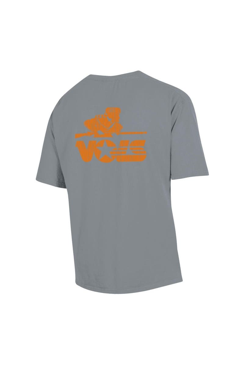 Comfort Wash Men's Comfort Wash Graphite Tennessee Volunteers Vintage Logo T-Shirt, Alternate, color, 