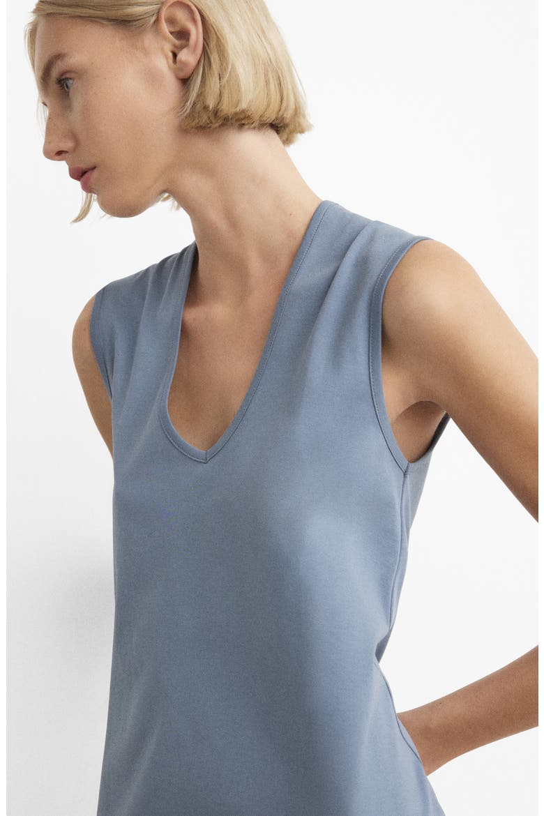 Cotton Nightgown, Alternate, color, BLUE