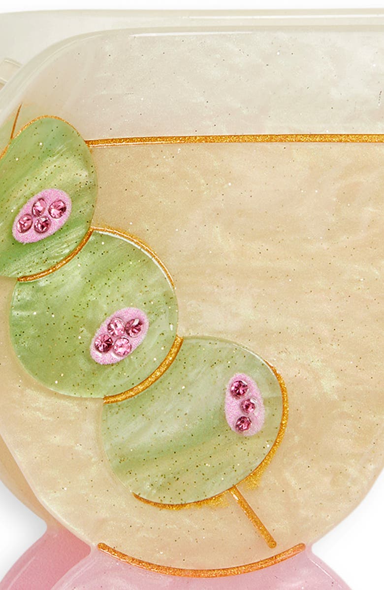 FRASIER STERLING Tini Time Set of 2 Claw Clips, Alternate, color, Green Multi