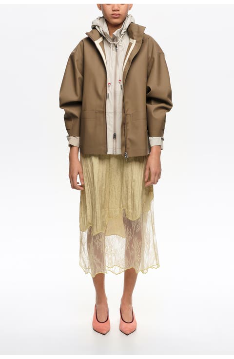 Rubber-Coated Flared Trench