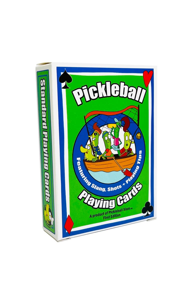 Pickleball Slam Playing Cards Classic Deck With Slang, Shots, Tips, Main, color, Multicolored