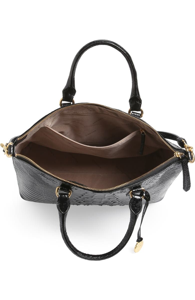 Brahmin Large Duxbury Melbourne Croc Embossed Leather Satchel, Alternate, color,