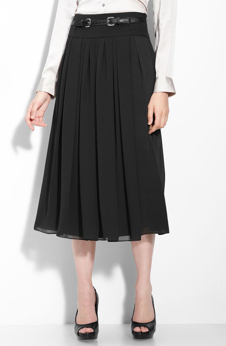 Vince Camuto Long Chiffon Skirt, Main, color,