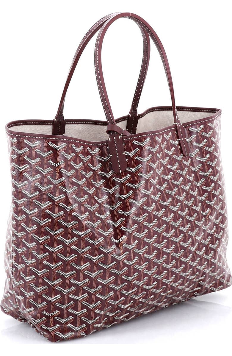 Pre-Owned Goyard Saint Louis Tote Coated Canvas PM, Alternate, color, Red