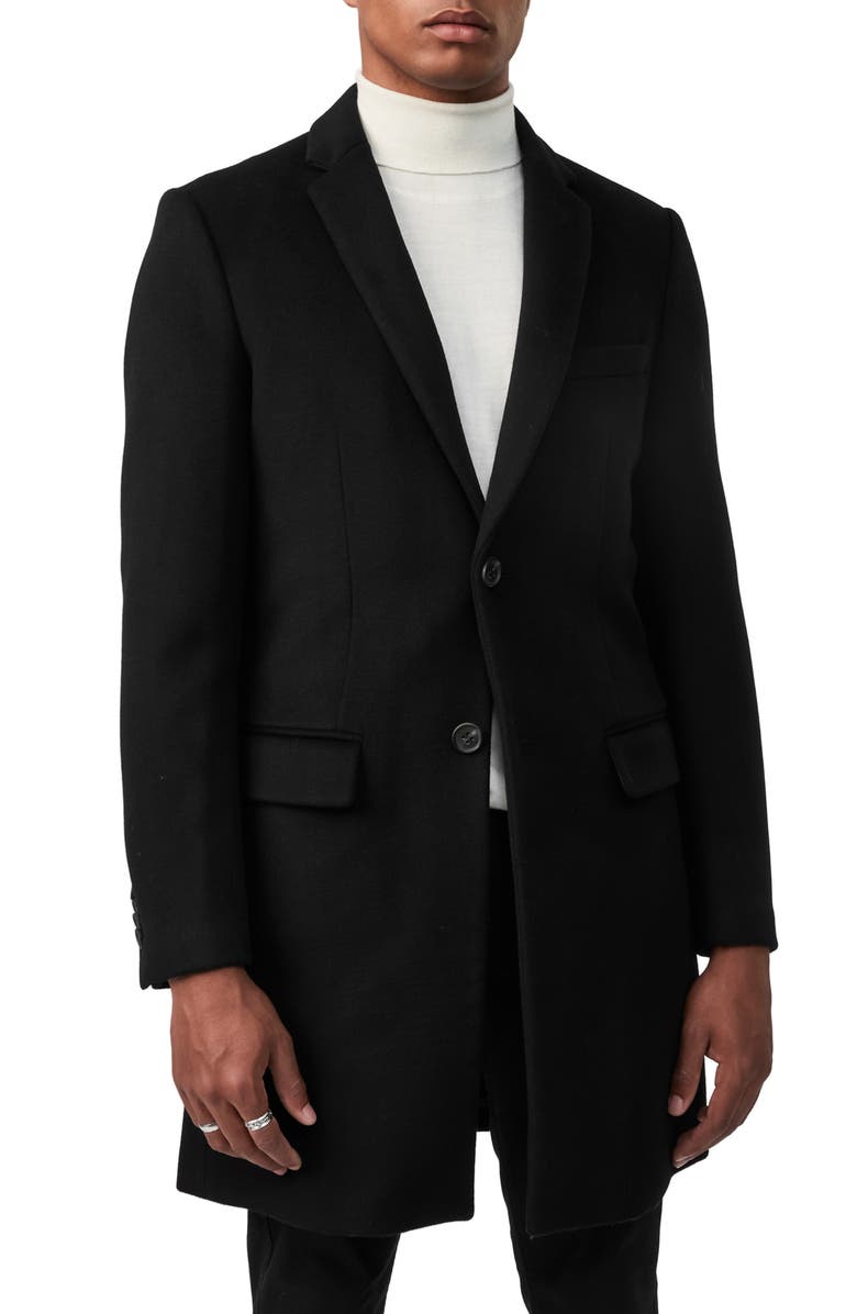 Mackage Skai Wool Blend Top Coat with Removable Quilted Bib, Main, color, 