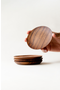 Teak Coasters Set of 4