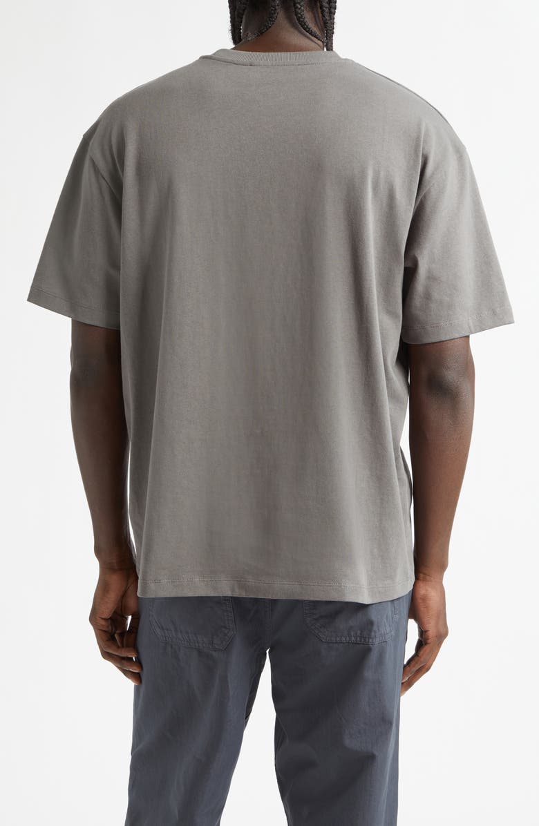 PALMES Pigment Dyed Logo Graphic T-Shirt, Alternate, color, Charcoal