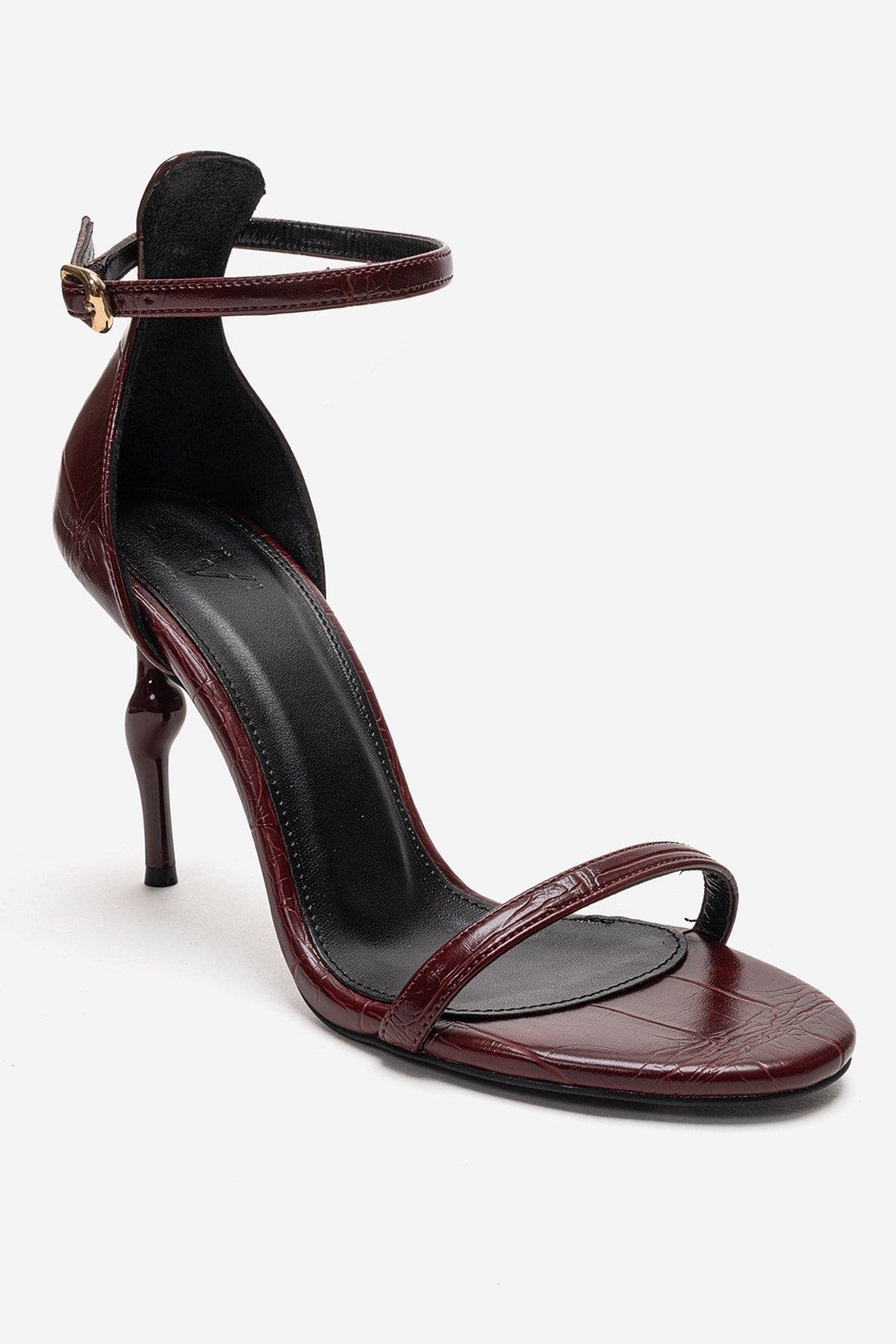 Yelena Ankle Strap Stiletto Pump, Alternate, color, Burgundy Print