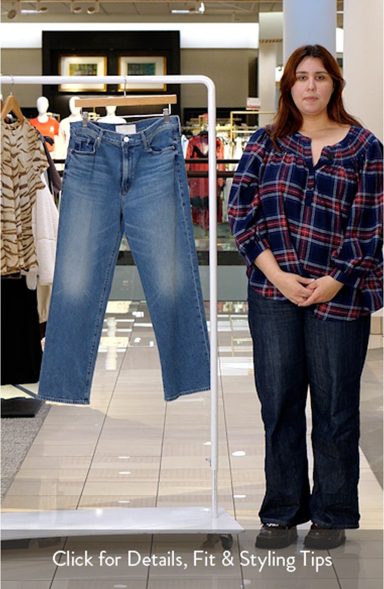 The Kick It High Waist Straight Leg Jeans, sales video thumbnail