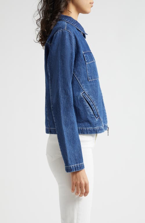 L'agence Elaine Denim Jacket In Torrence