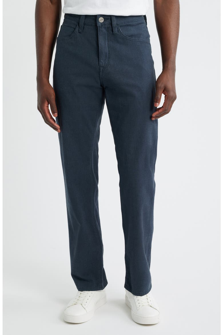 Charisma Relaxed Straight Leg Twill Pants, Main, color, NAVY HERRINGBONE