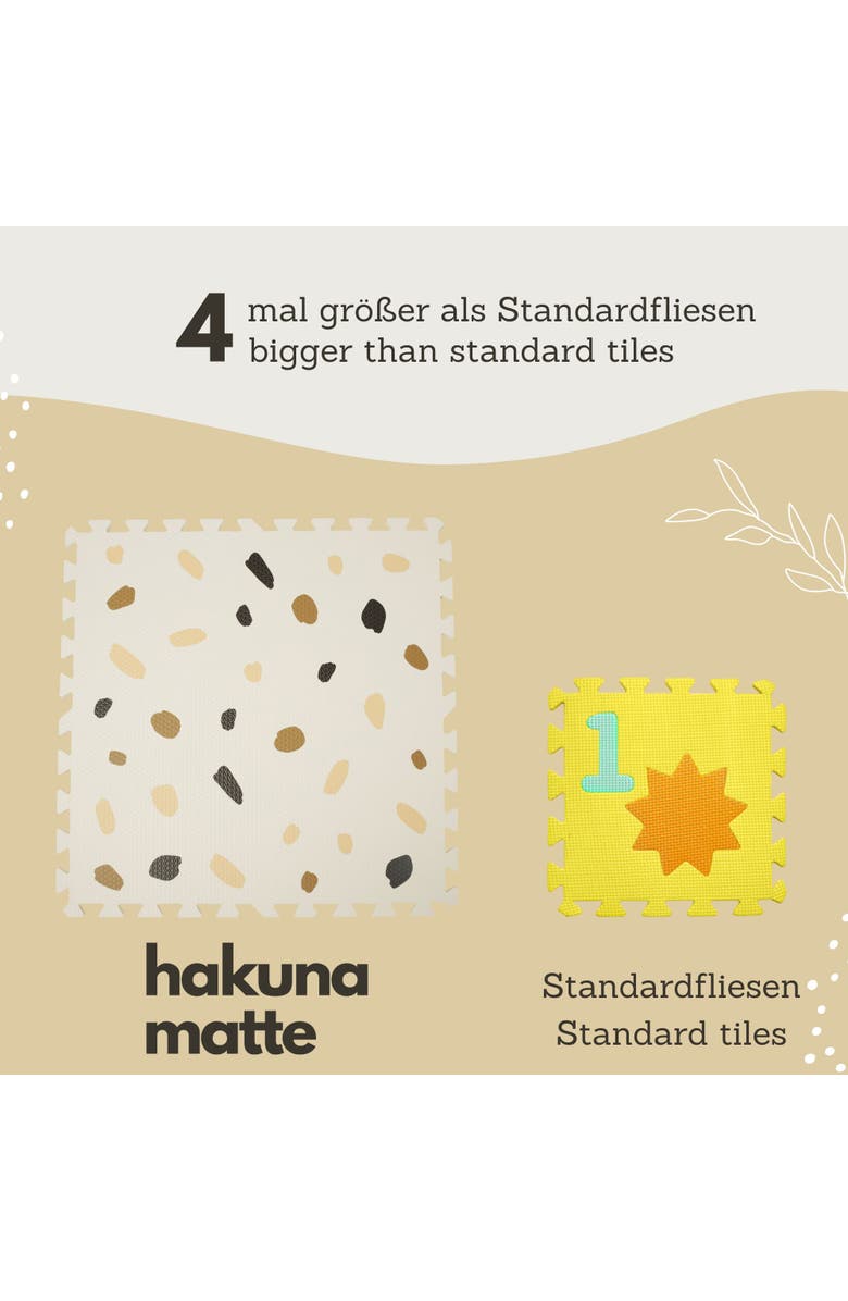 Hakuna Matte Stylish Baby Play Mat, Confetti & White Design 72X48 Feet, Alternate, color, Multicolored