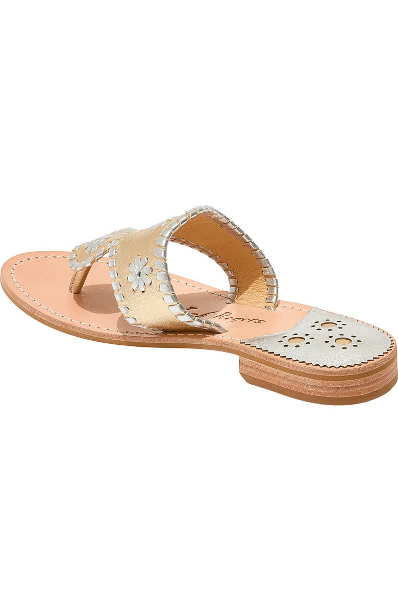 Jack Rogers Jacks Flip Flop, Alternate, color, Platinum/Silver