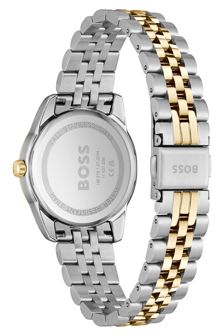 Graceful Precious Bracelet Watch, 32mm, Alternate, color, BLACK