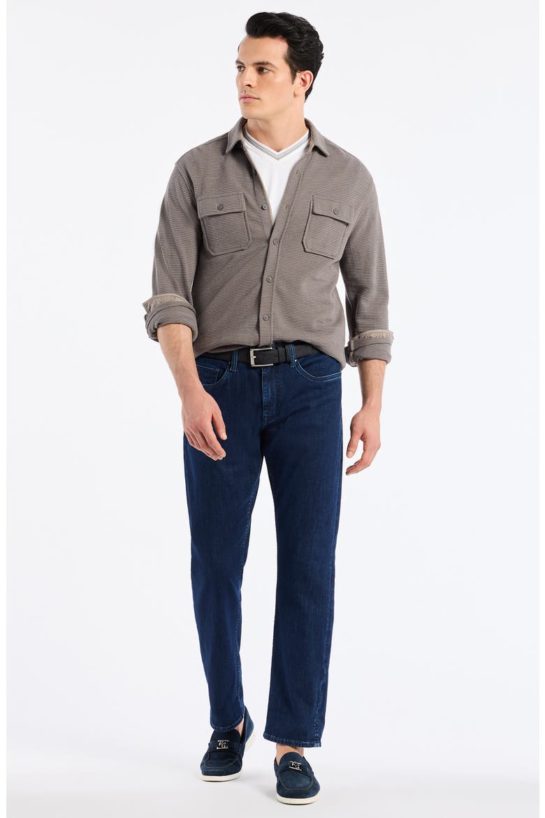 Brunner Knit Button-Up Shirt, Alternate, color, CHARCOAL