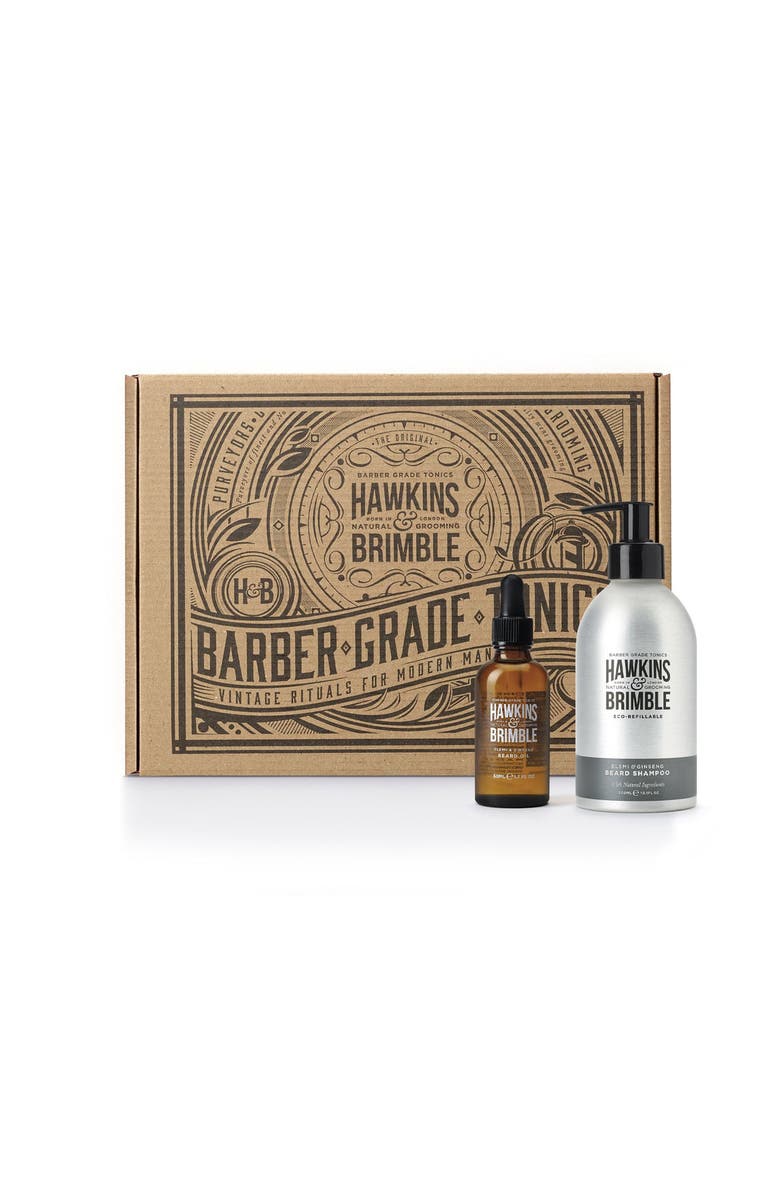 Hawkins & Brimble Eco-Refillable Beard Regime Bundle, Main, color, NO COLOR