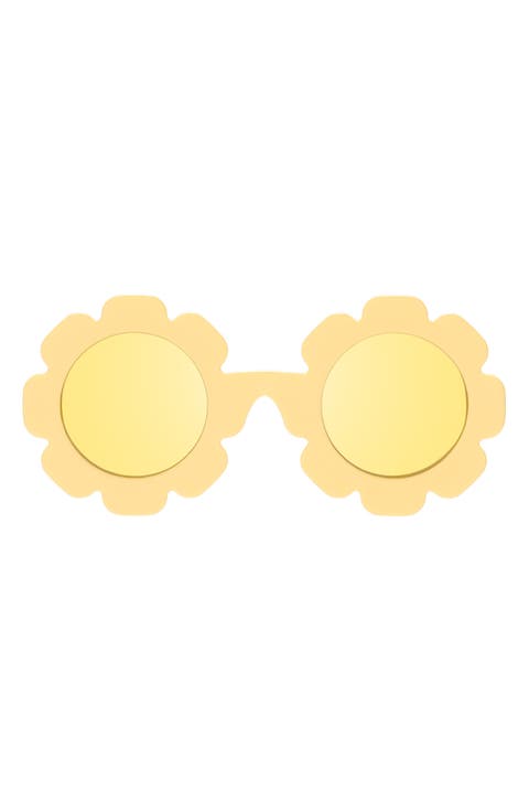 Kids' Polarized Mirrored Flower Shaped Sunglasses