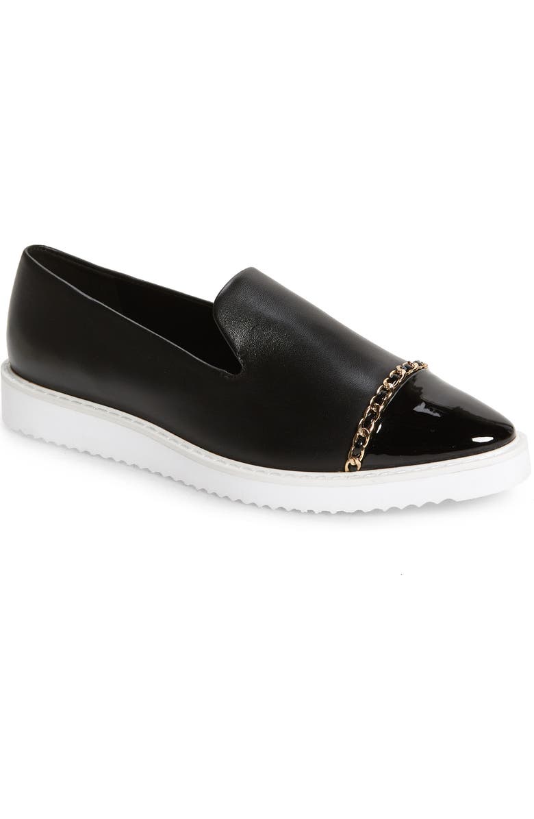 KARL LAGERFELD PARIS Caralee Cap Toe Slip-On Sneaker, Main, color,