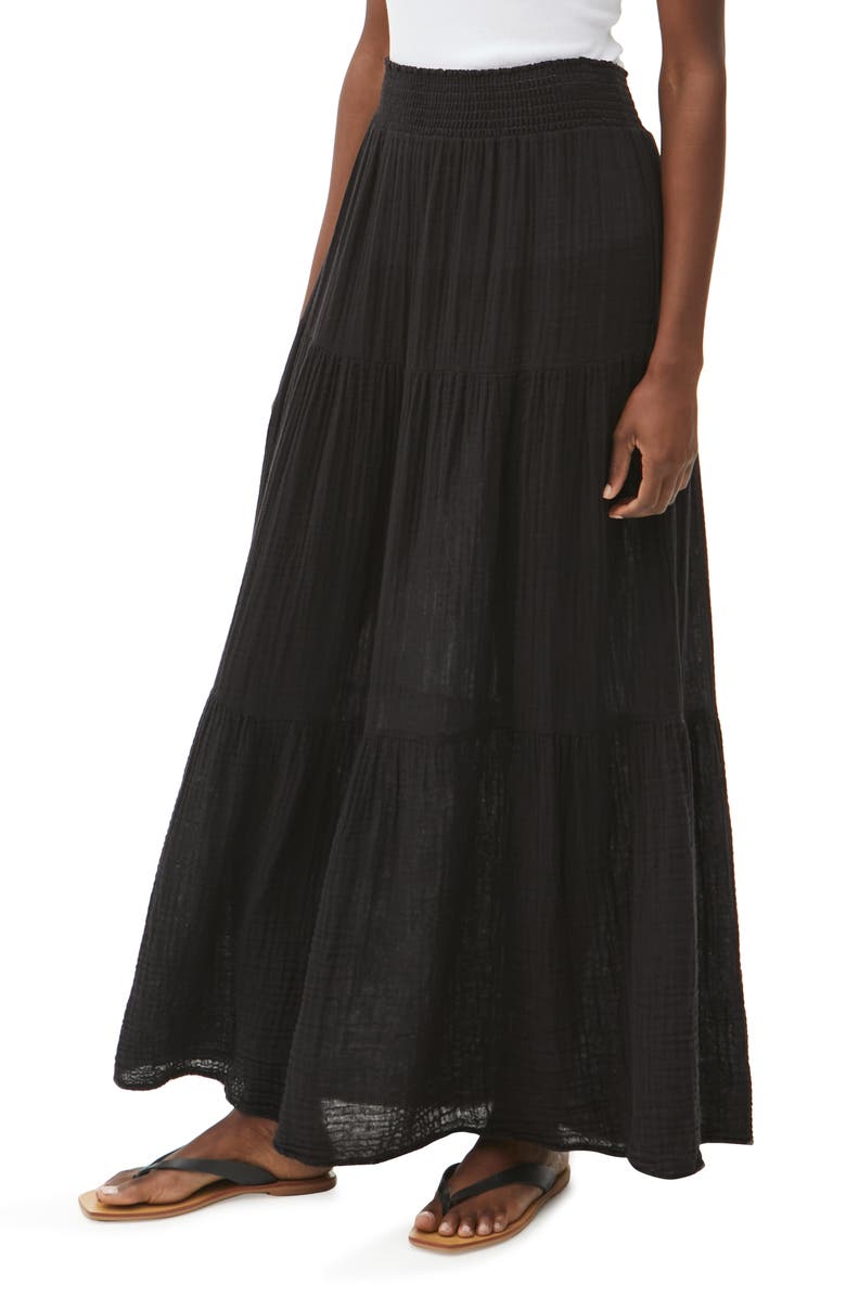 Michael Stars Sandy Convertible Cotton Skirt, Alternate, color,